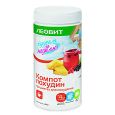 Купить Леовит Худеем за неделю Компот Похудин банка 400 г 1 шт цена