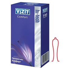 Изображение товара Презервативы VIZIT HI-TECH comfort оригинальной формы 12 шт