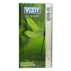 Изображение товара Презервативы VIZIT Hi-Tech Ultra light ультратонкие 12 шт