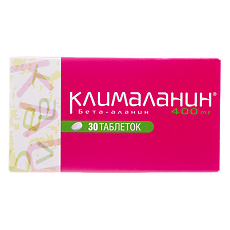Изображение товара Клималанин таблетки 400 мг 30 шт