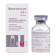Купить Ванкомицин лиофилизат д/приг раствора для инфузий и приема внутрь 1 г фл 1 шт цена