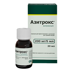 Купить Азитрокс порошок д/приг суспензии для приема внутрь 200 мг/5 мл 15,9 г (20 мл) фл 1 шт цена