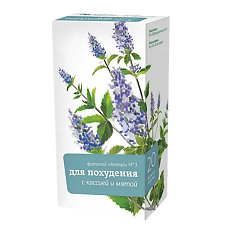 Изображение товара Фиточай Алтай №3 Для похудения кассия и мята фильтр-пакеты по 2,0 г 20 шт
