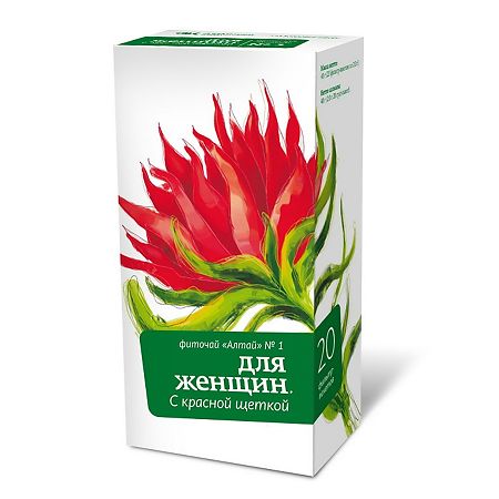 Фиточай Алтай №1 женский красная щетка фильтр-пакеты по 2,0 г 20 шт