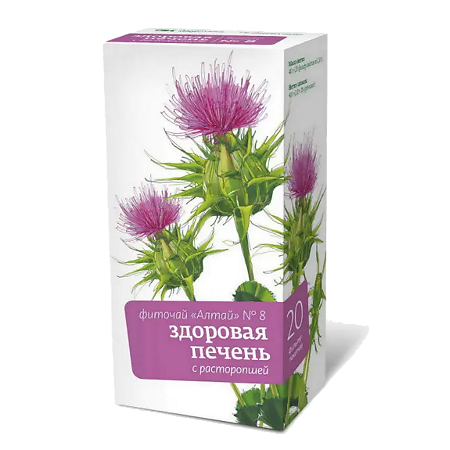 Фиточай Алтай №8 Здоровая печень с расторопшей фильтр-пакеты по 2,0 г 20 шт