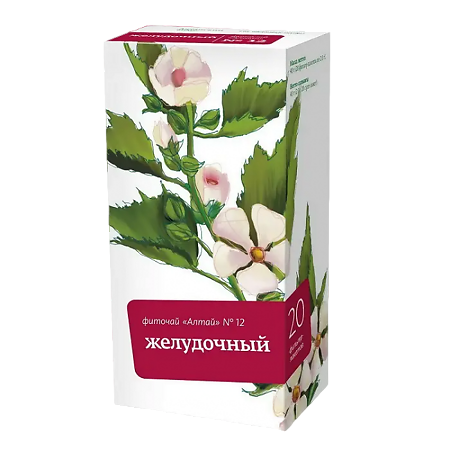 Фиточай Алтай №12 Желудочный фильтр-пакеты по 2,0 г 20 шт