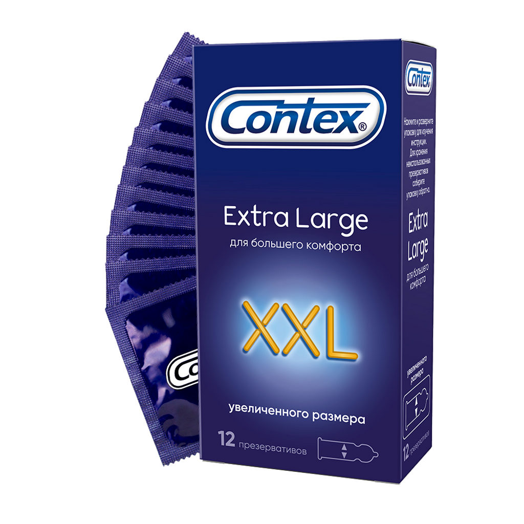 Презервативы Contex Extra Large увеличенного р.а, 12 шт - купить, цена и отзывы, Презервативы Contex Extra Large увеличенного р.а, 12 шт инструкция по применению, дешевые аналоги, описание, заказать в Москве с доставкой