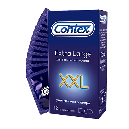 Презервативы Contex Extra Large увеличенного р.а, 12 шт