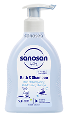 Изображение товара Sanosan Baby Средство для купания и шампунь 200 мл 1 шт