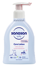 Изображение товара Sanosan Baby Молочко увлажняющее с пантенолом 200 мл 1 шт