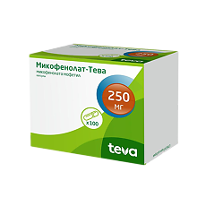 Купить Микофенолат-Тева капсулы 250 мг 100 шт цена