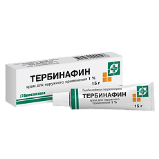 Купить Тербинафин крем для наружного применения 1 % 15 г 1 шт цена