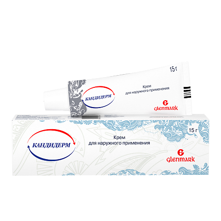 Изображение товара Кандидерм крем для наружного применения 15 г против грибков и бактерий