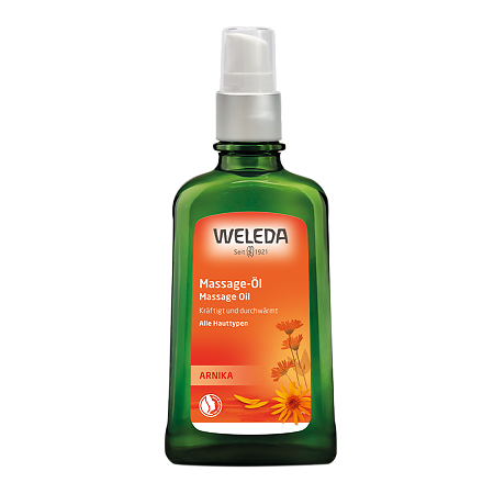Изображение товара Массажное масло с арникой Weleda 100 мл натуральный для спортсменов и активных людей