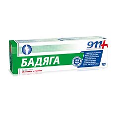 Купить 911 Бадяга гель для тела от синяков и ушибов 100 мл 1 шт цена
