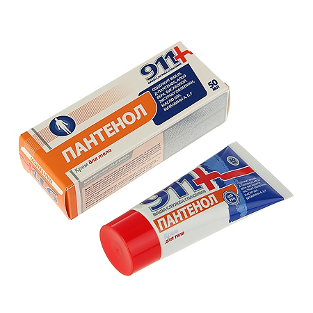 Изображение товара 911 Пантенол крем для тела 50 мл 1 шт