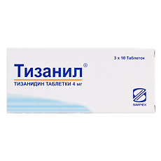 Купить Тизанил таблетки 4 мг 30 шт цена
