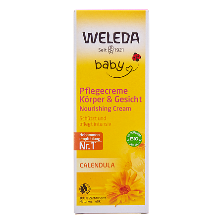 Weleda Детский крем питательный с календулой 75 мл 1 шт