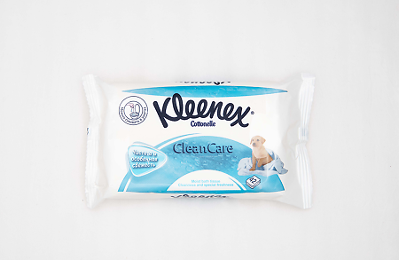 Kleenex Бумага туалетная влажная Clean Care сменный блок 42 шт