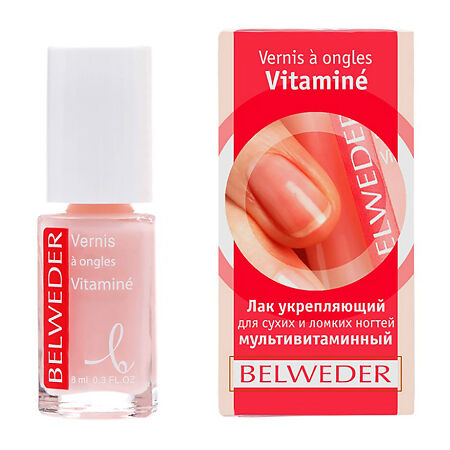 Изображение товара Belweder Лак укрепляющий для сухих и ломких ногтей мультивитаминный 8 мл 1 шт