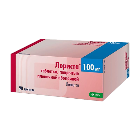 Изображение товара Лориста таблетки покрыт.плен.об. 100 мг 90 шт