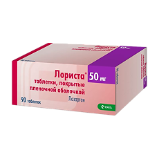 Купить Лориста таблетки покрыт.плен.об. 50 мг 90 шт цена