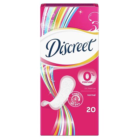Discreet Normal Plus прокладки ежедневные 20 шт