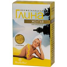 Купить Глина Желтая косметическая порошок 100 г 1 шт цена