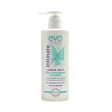EVO Intimate жидкое мыло для интимной гигиены для чувствительной кожи 200 мл 1 шт
