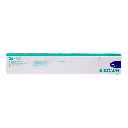 Шприц 3-х компонентный Omnifix 3 мл съемная игла 23G (0,6x30) Луер 100 шт