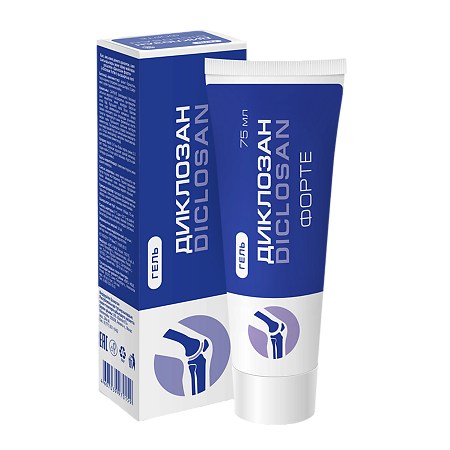 Диклозан форте гель с экстрактами трав и эфирными маслами 75 мл 1 шт