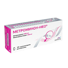 Купить Метромикон-Нео суппозитории вагинальные 500 мг+100 мг 14 шт цена