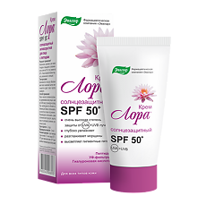 Купить Лора Крем для лица антивозрастной с пептидами SPF 50+ 30 мл 1 шт цена