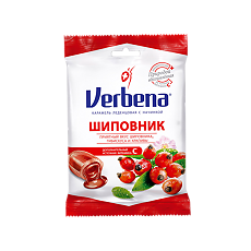 Купить Вербена / Verbena Шиповник карамель леденцовая с начинкой массой 3,2 г 1 уп цена