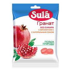 Купить Леденцы Зула гранат 60 г 1 шт цена