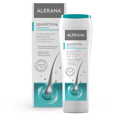 Изображение товара Алерана шампунь для жирных и комбинированных волос 250 мл 1 шт
