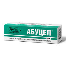 Купить Абуцел покрытие защитное пастообразное для кожи вокруг стомы 45 г 1 шт цена