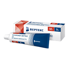 Купить Кетопрофен-Вертекс гель для наружного применения 5 % 50 г 1 шт цена