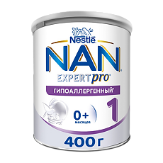 Изображение товара NAN ExpertPro 1 Гипоаллергенный Сухая смесь с рождения 400 г 1 шт