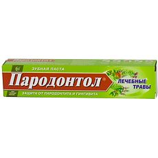 Купить Пародонтол Зубная паста Целебные травы 63 г 1 шт цена