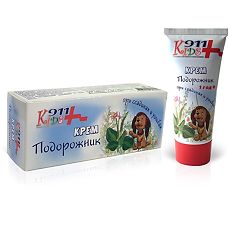 Купить 911 Кидс Крем Подорожник при ссадинах и ушибах 50 мл 1 шт цена