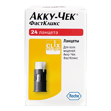 Купить Ланцеты Акку-Чек ФастКликс 24 шт цена