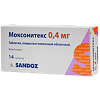 Моксонитекс таблетки покрыт.плен.об. 0,4 мг 14 шт