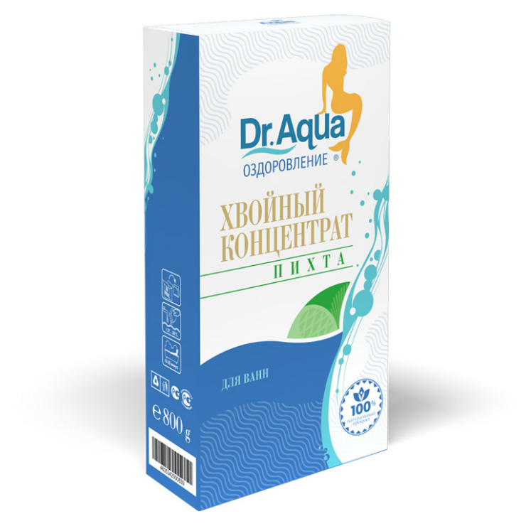 Изображение товара Хвойный концентрат Dr.Aqua Пихта для оздоровительных ванн 800 г