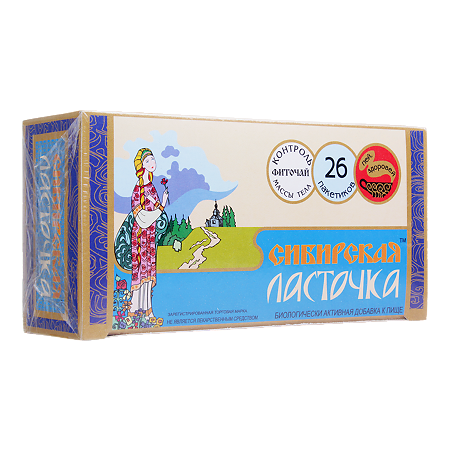 Чай Сибирская ласточка фильтр-пакеты 26 шт