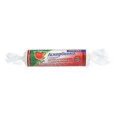 Купить Аскорбиновая кислота крутка арбуз таблетки массой 2,9 г 10 шт цена