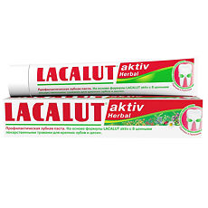 Изображение товара Lacalut Aktiv Herbal Зубная паста 50 мл 1 шт