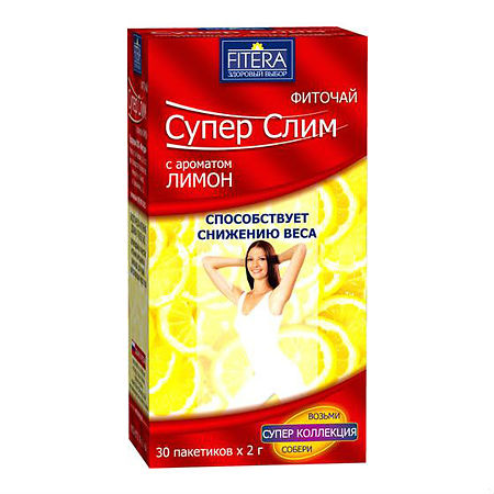 Фиточай Супер Слим лимон фильтр-пакеты 30 шт