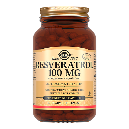 Изображение товара Solgar Ресвератрол 100 мг капсулы 60 шт натуральная добавка