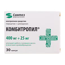 Купить Комбитропил капсулы 400 мг+25 мг 30 шт цена